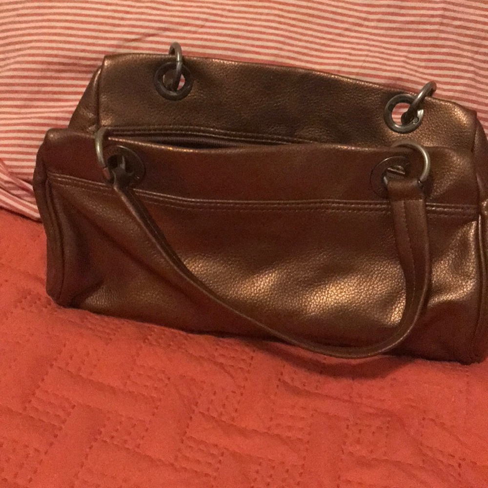 Bronze Tommy Hilfiger bag.